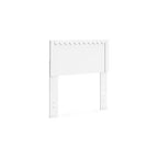 Signature Design by Ashley Hallityn Panel Headboard in Matte White Finish