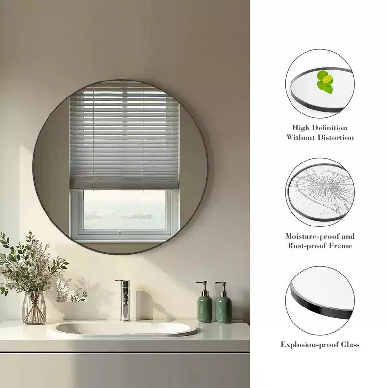 20 Inch Round Wall Mirror