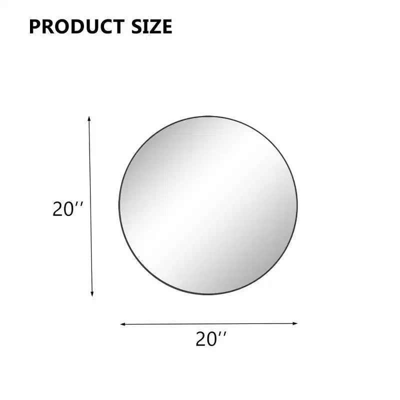 20 Inch Round Wall Mirror