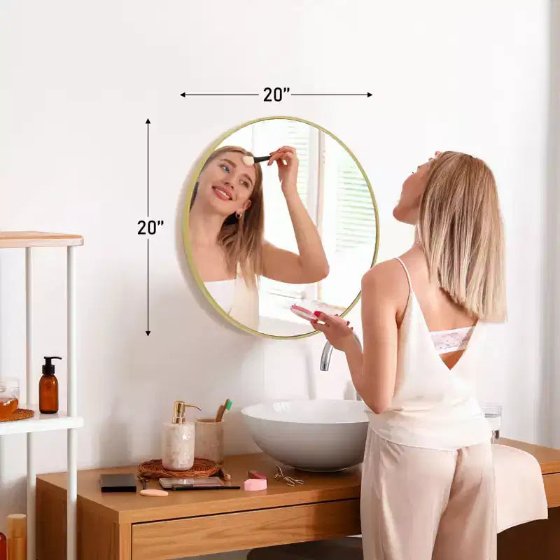 20 Inch Round Wall Mirror