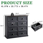 Commode de style rustique avec tiroirs de rangement