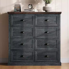 Commode de style rustique avec tiroirs de rangement