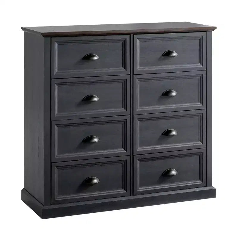 Farmhouse Drawer Dresser with Storage Drawers