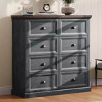 AMERLIFE Farmhouse Drawer Dresser with Storage Drawers