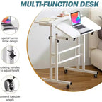 Adjustable Height Mobile Standing Desk with Wheels