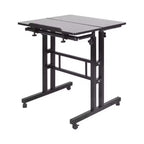 Adjustable Height Mobile Standing Desk with Wheels