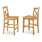 5-Piece Counter Height Dining Set with Pub Table and Bar Stools