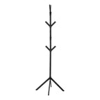 Porte-manteau autoportant à 8 crochets – Arbre d'entrée en métal pour couloir, salon ou chambre, noir