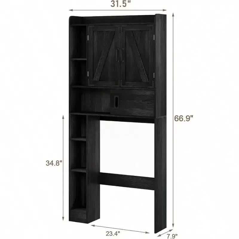 Over-Toilet Storage Cabinet with Sliding Door