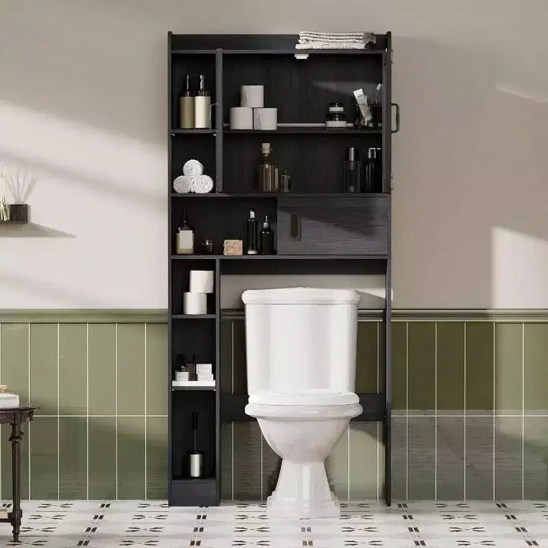 Over-Toilet Storage Cabinet with Sliding Door