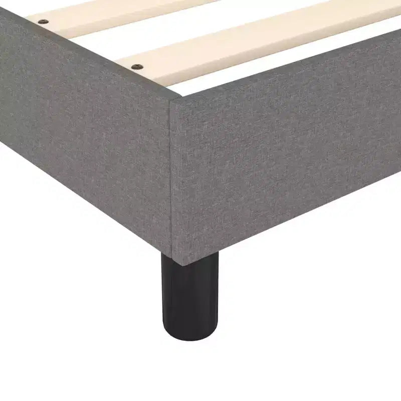 Full Size Platform Bed Frame with Fabric Upholstery
