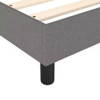 Full Size Platform Bed Frame with Fabric Upholstery