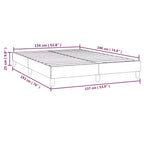 Full Size Platform Bed Frame with Fabric Upholstery
