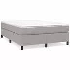 Full Size Platform Bed Frame in Light Gray