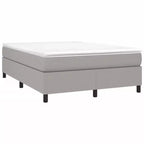 Full Size Platform Bed Frame in Light Gray