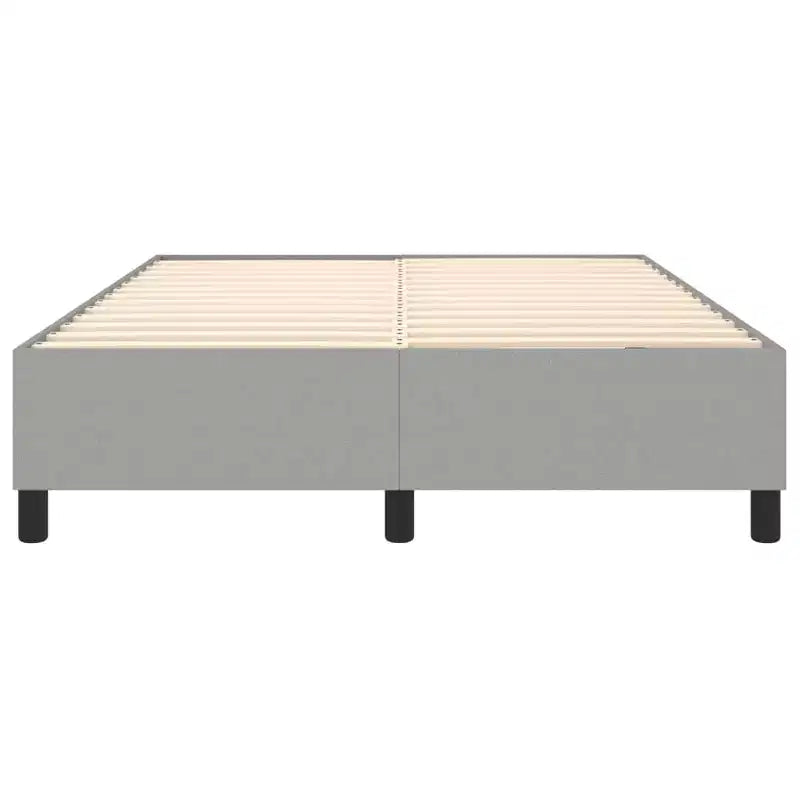 Full Size Platform Bed Frame in Light Gray