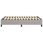 Full Size Platform Bed Frame in Light Gray