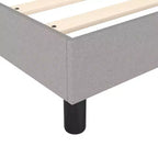 Full Size Platform Bed Frame in Light Gray