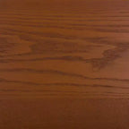 Oval Pine Wood Coffee Table – Brown