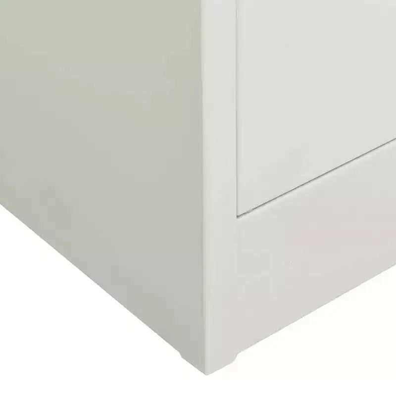 Steel Filing Cabinet with 4 Doors and 3 Shelves