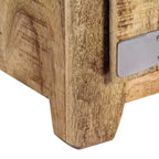 Table basse en manguier massif avec rangement