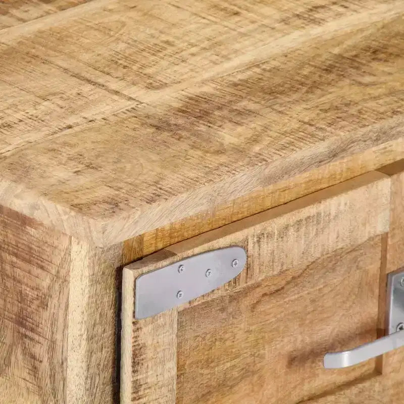 Table basse en manguier massif avec rangement