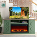 68" Freestanding Electric Fireplace TV Stand for TVs up to 78"