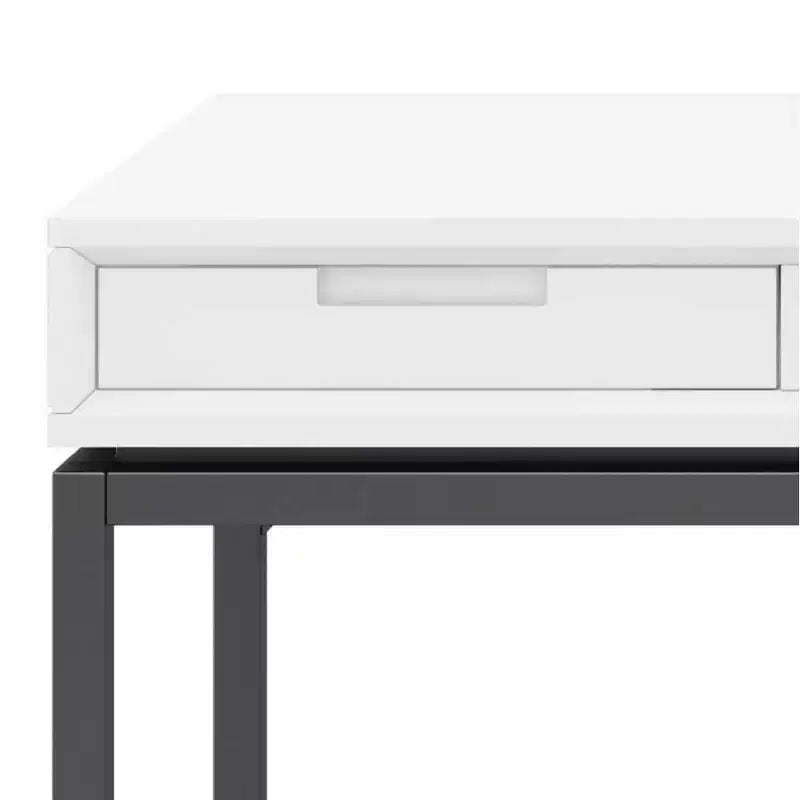 Mid-Century Writing Desk with Drawers and Keyboard Tray