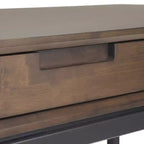 Bureau d'écriture du milieu du siècle avec tiroirs et tablette pour clavier